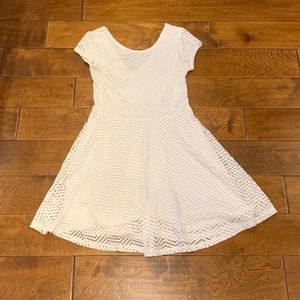White Skater Dress